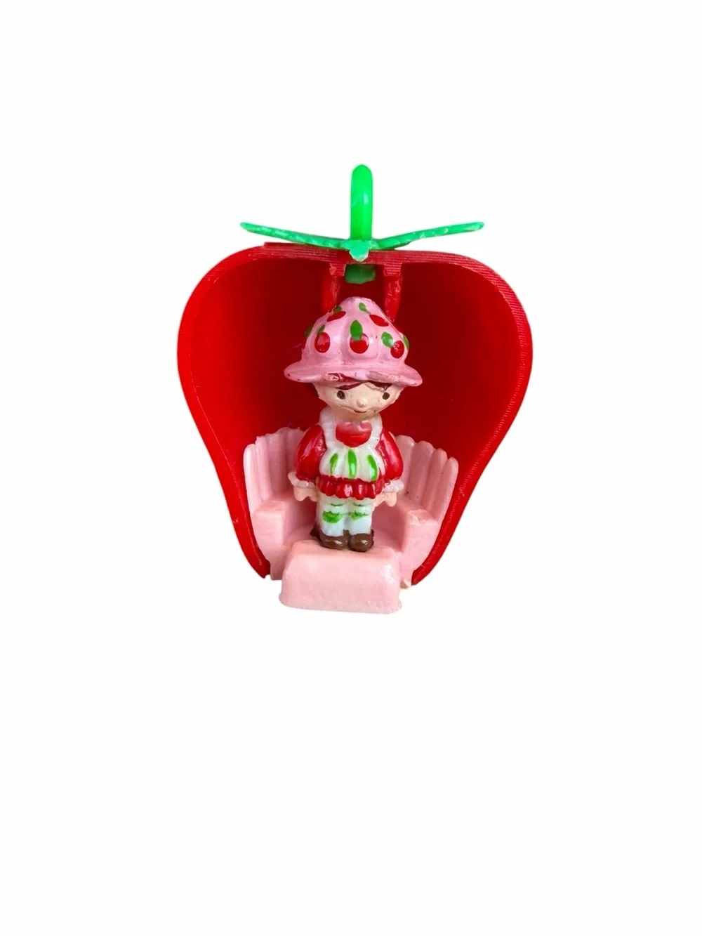 Vintage Strawberry Shortcake Pin Pendant 1981 American Greetings Charm 1.5” GUC